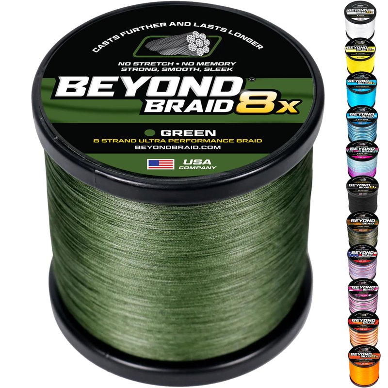 Beyond Braid Green 8X Strand 300 Yards 60lb