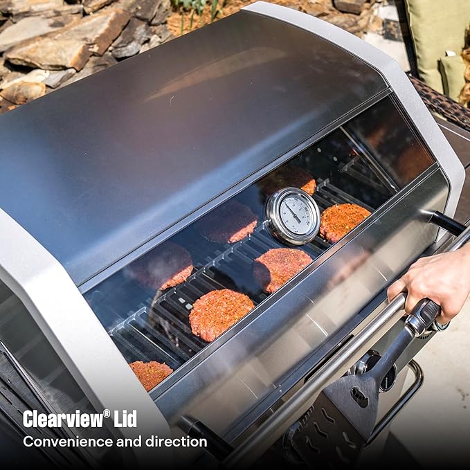Monument Grills 35633 Propane Grill with Grill Cover Bundle (2 Items)