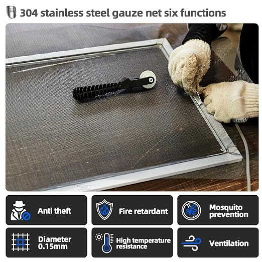 304 Stainless Steel Mesh Screen, Wire Screen Mesh, Rust Free Woven Wire Mesh
