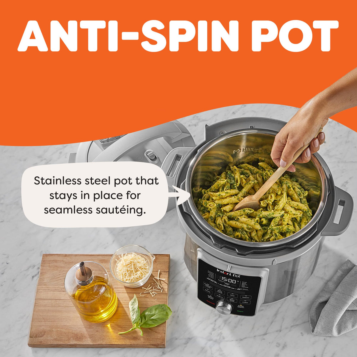 Instant Pot Duo Plus 8 Qt 9-in-1 Electric Pressure Cooker, WhisperQuiet