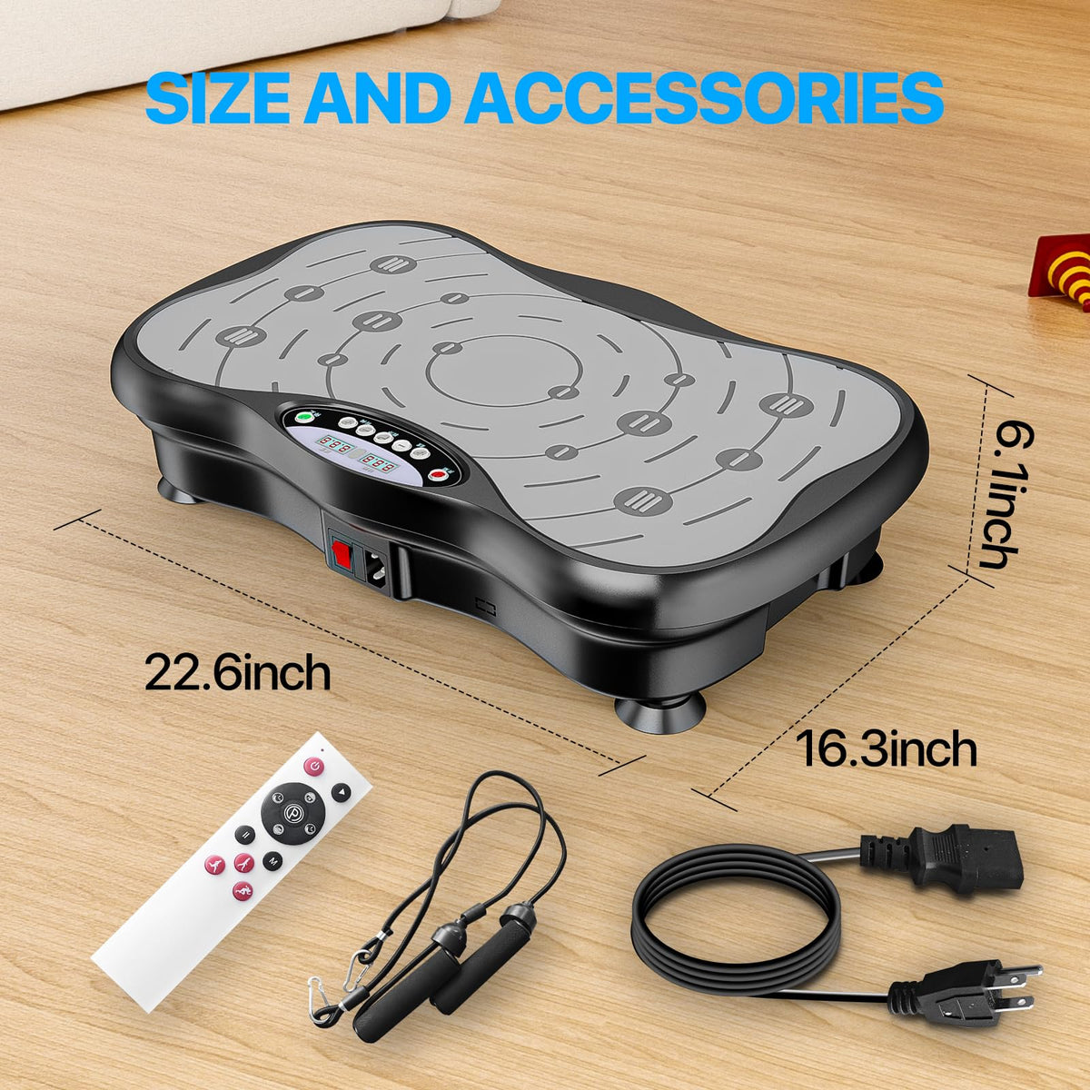 Vibration Plate , Vibrate Fitness Platform for Weight Loss ,Whole Body Workout Equipment for Lymphatic Drainage ,Weight Loss ,Fat Burner for Women Men