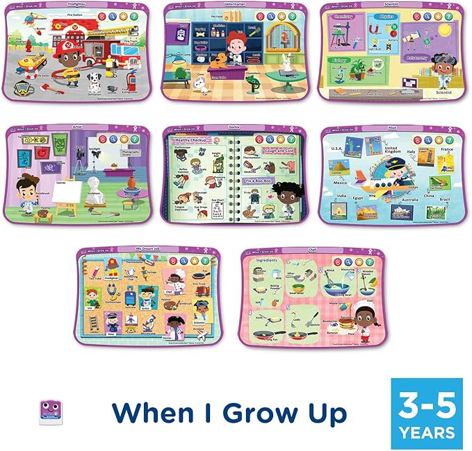 VTech Touch and Learn Activity Desk 4-in-1 Kindergarten Expansion Pack Bundle for Age 3-5