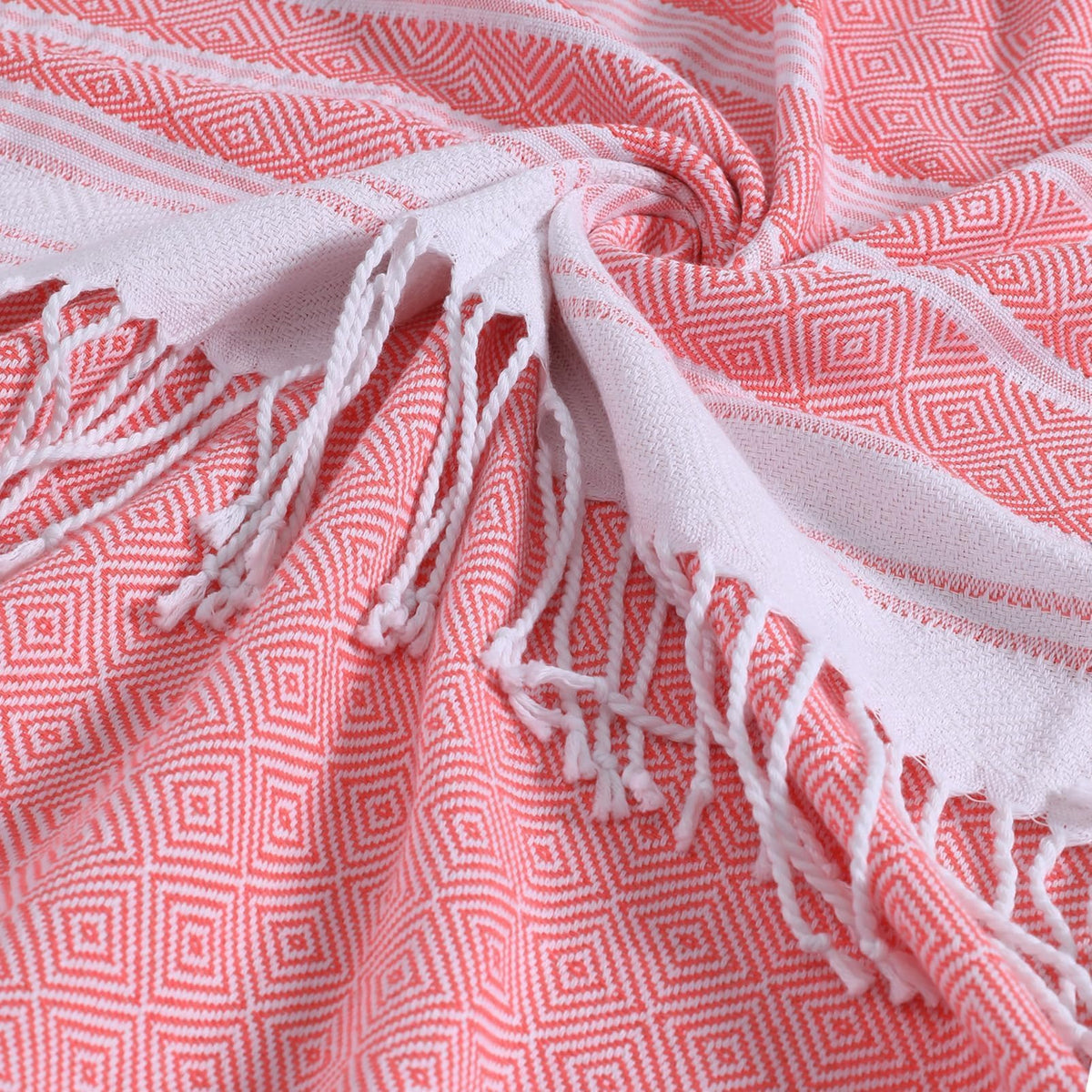 Genovega 6 Packs Oversized Turkish Beach Bath Towel Set Bulk 74"x38" Extra Large Sand Free Swim Quick Dry Camping Pool Clearance Towels Travel Blanket Adult Essentials
