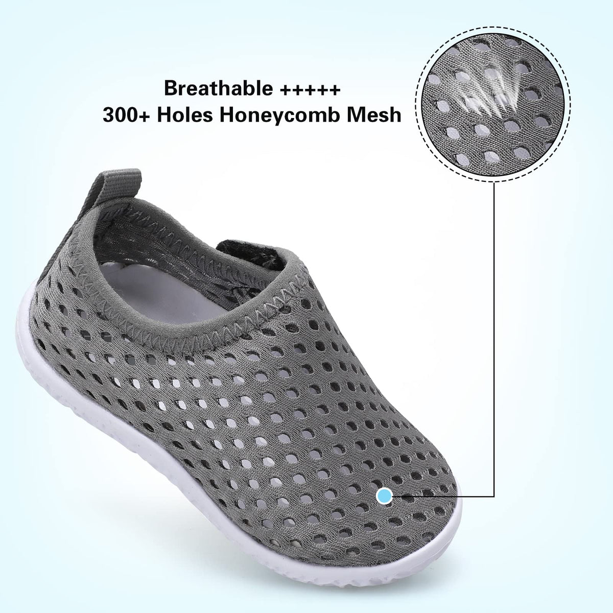 Toddler Water Shoes for Girls Boys Kids Barefoot Swim Beach Aqua Socks Summer Sandals Breathable Quick Dry for Outdoor Water Sports Pool River 7-7.5 Toddler