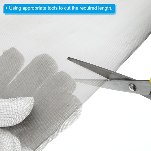 PATIKIL 40" L x 16" W Woven Wire Mesh, 120 Mesh 304 Stainless Steel Air Vent