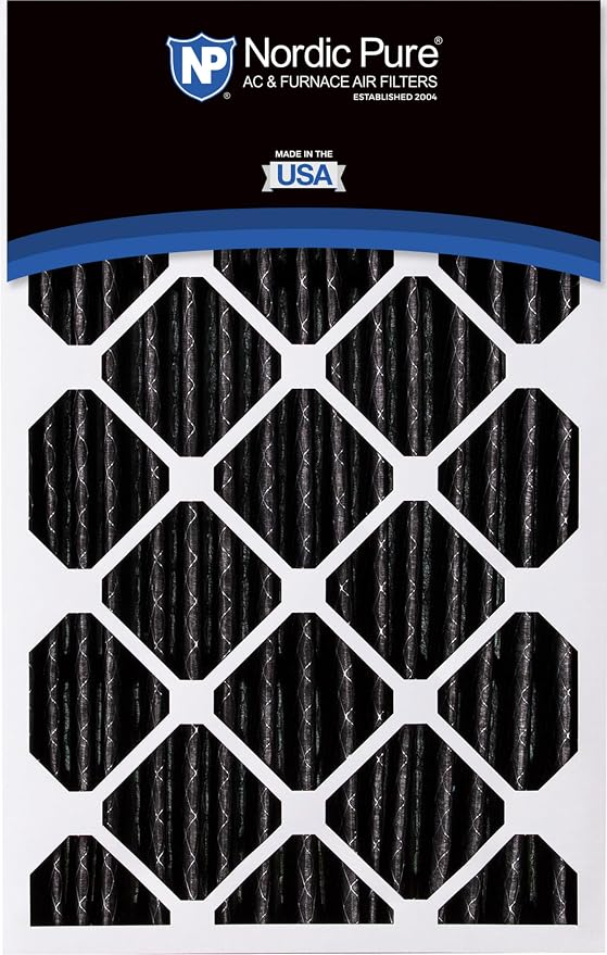 Nordic Pure 16x25x5 Honeywell Replacement Air Filters MERV 10 Plus Carbon 4 Pack
