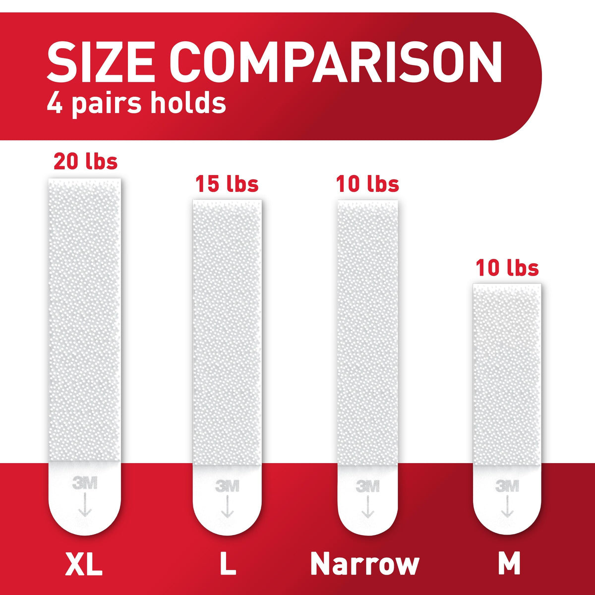 Command 15 lb & 10 lb Large and Medium 28 Pairs Picture Hanging Strips (56 Strips), Damage-Free Hangers for Picture Frames, No Tools Required,Great for Home Room Wall Decor,White Adhesive (Pack of 12)