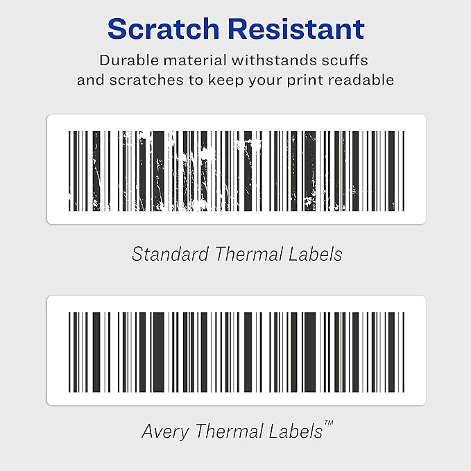 Multipurpose Thermal Labels, 4 x 6, White, 220/Roll, 4 Rolls/Pack