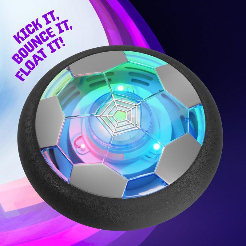 Ninja Blast Hover Soccer Light-Up Ball, Birthday Gift for Boys, Indoor Toy Games, Kids Gifts for Age 5, 6, 7, 8, 9, 10, 11, 12 Years Old, Boy Toys for Age 3 Years and Up.
