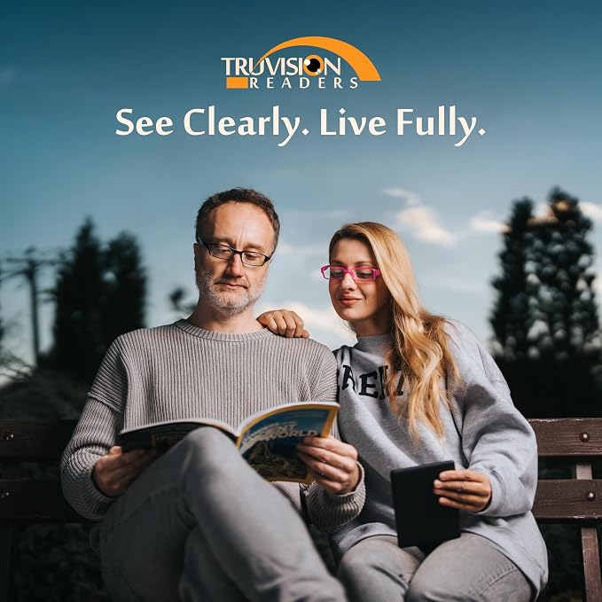 TruVision Readers Reading Glasses, Comfort Spring Hinges