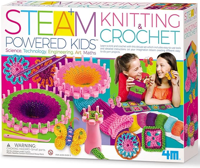 STEAM Powered Kids - Knitting & Crochet