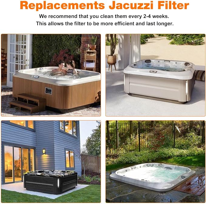 6CH-960 Spa Filter Replacement Jacuzzi Filter J-300, PJW60TL-F2S, 6000-383A Hot