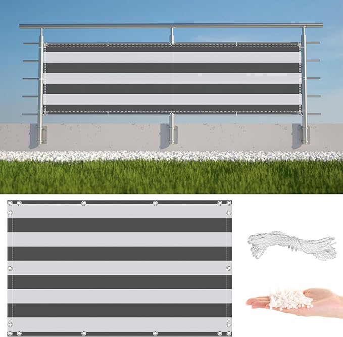 Fence Privacy Screen 8.2' x 13.1' Durable UV-Resistant Outdoor Privacy Screen