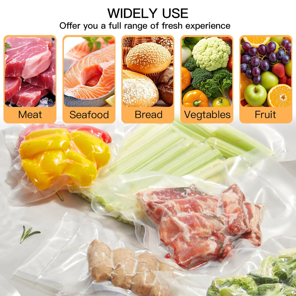 MEGAWISE Vacuum Sealer Bag Series (HAVSB0008)