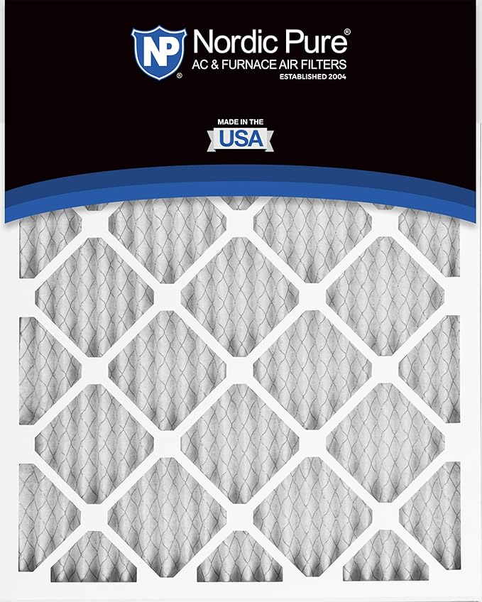 Nordic Pure 16x25x1 Pleated MERV 13 Air Filters 6 Pack