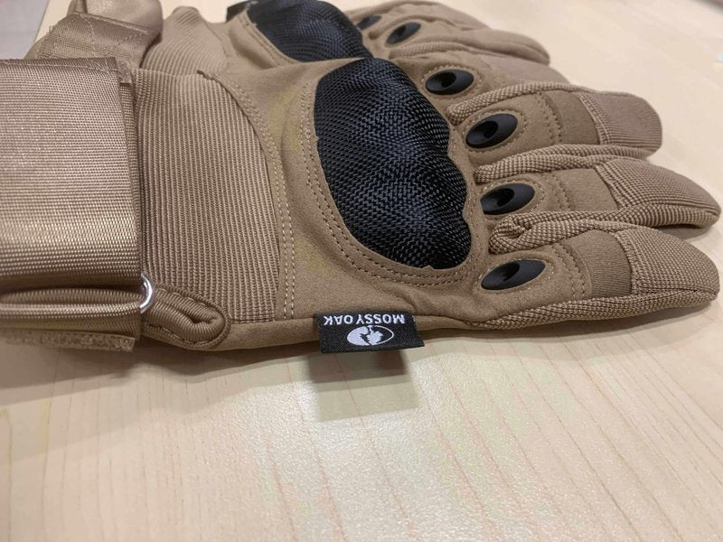 Mossy Oak Motorcycle Gloves for Men, Touchscreen Riding Gloves with Palm Padding for Cycling, Hiking, Camping and Climbing