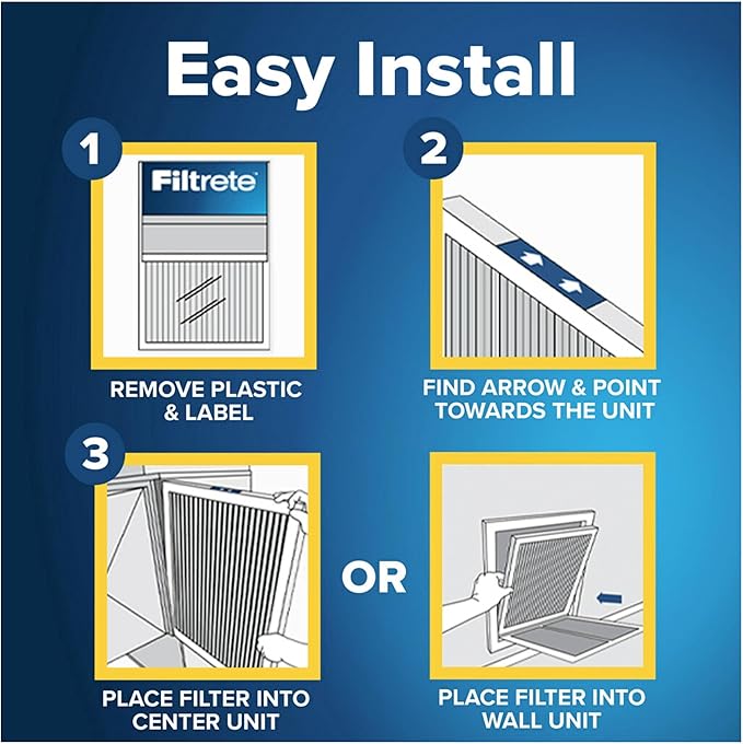 Filtrete 14x24x1 Air Filter, MERV 11, MPR 1000, Allergen Defense, 3-Month AC