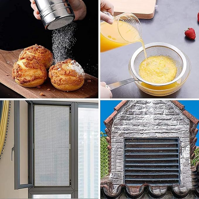 Stainless Steel Woven Wire Mesh 304 Stainless Steel Woven Wire, 80 Mesh Fly