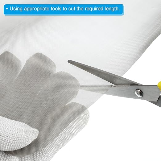 PATIKIL 40" L x 10" W Woven Wire Mesh, 100 Mesh 304 Stainless Steel Air Vent