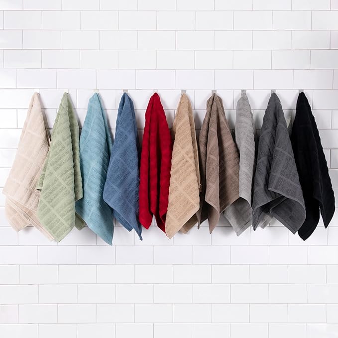 All-Clad Solid Kitchen Towel: Highly Absorbent, Super Soft Long Lasting - 100% Cotton, 17"x30" Tea Towel for Cleaning & Drying Dishes, Pans, Glassware, or Countertops, (1-Pack), Cappuccino
