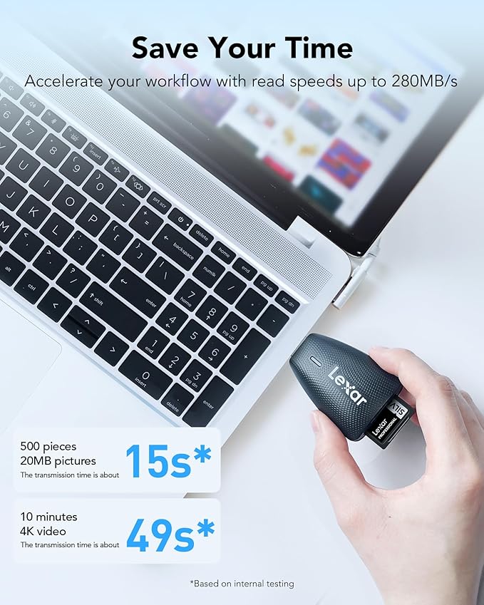 Lexar 128GB (2-PK) Professional Silver PRO SD Card, UHS-II, C10, U3, V60, Full HD, 4K, up to 280MB/s Read SDXC Memory Card, for Photographer, Videographer, Enthusiast (LSDSIPR128G-B2NNU)