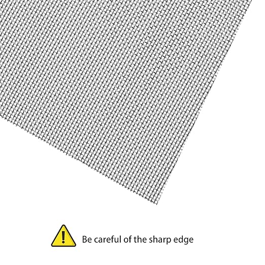 2 Packs 304 Stainless Steel Woven Wire 120 Mesh Fine Screen Mesh Steel Woven