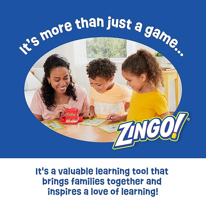 ThinkFun Zingo Sight Words Award Winning Early Reading Game for Pre-K to 2nd Grade - Toy of the Year Finalist, A Fun and Educational Game Developed by Educators for Boys and Girls