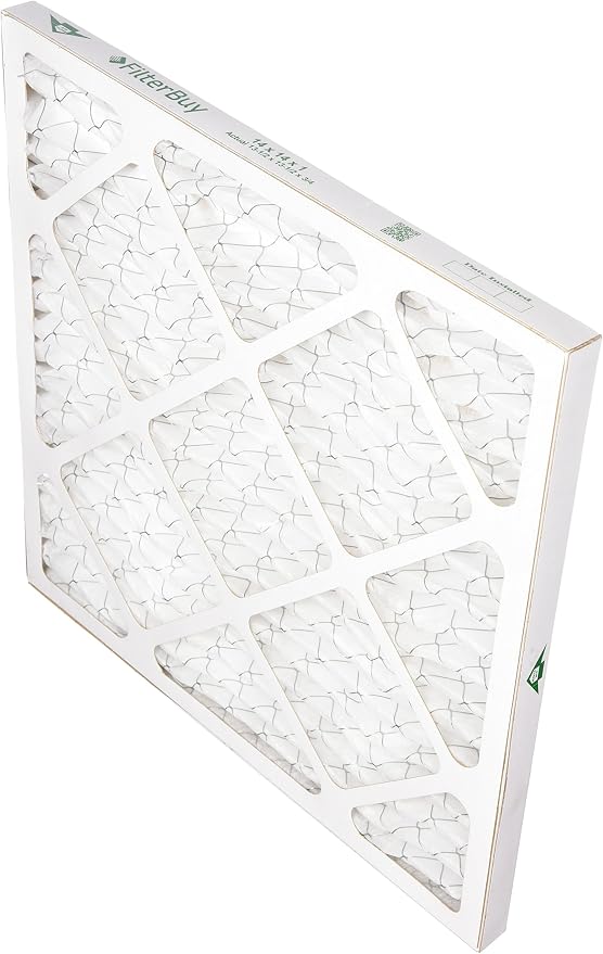 Filterbuy 14x14x1 Air Filter MERV 8 Essential Dust & Allergy Defense,