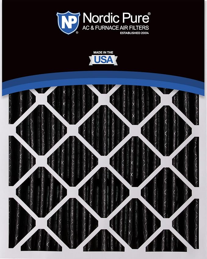 Nordic Pure 20x25x5 Honeywell Replacement Air Filters MERV 10 Plus Carbon 2 Pack