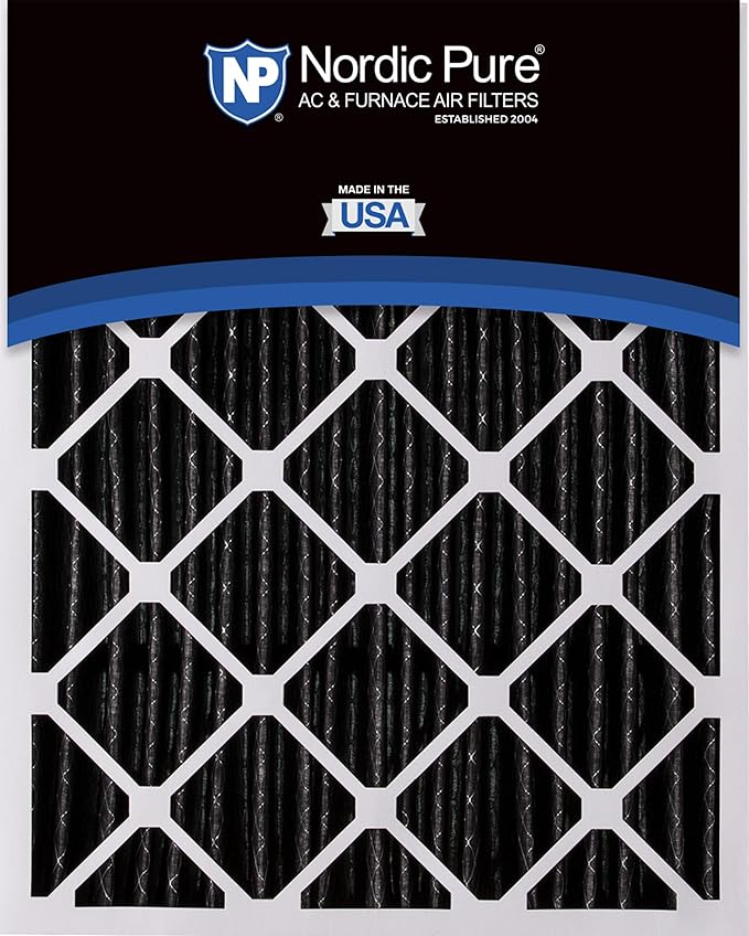 Nordic Pure 20x25x5 Lennox X6673 X6675 Replacement Air Filter MERV 8 + Carbon 4