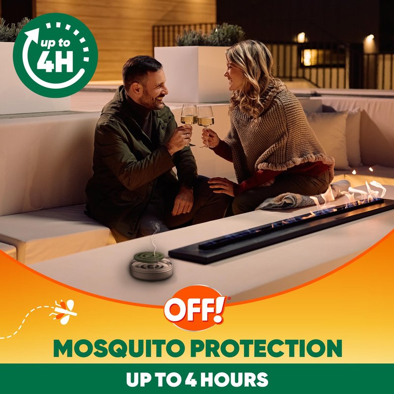 OFF! Backyard Outdoor Mosquito Repellent Coil Starter Pack, Perfect for Outdoor Patios, Country Fresh Scent, 3 Piece
