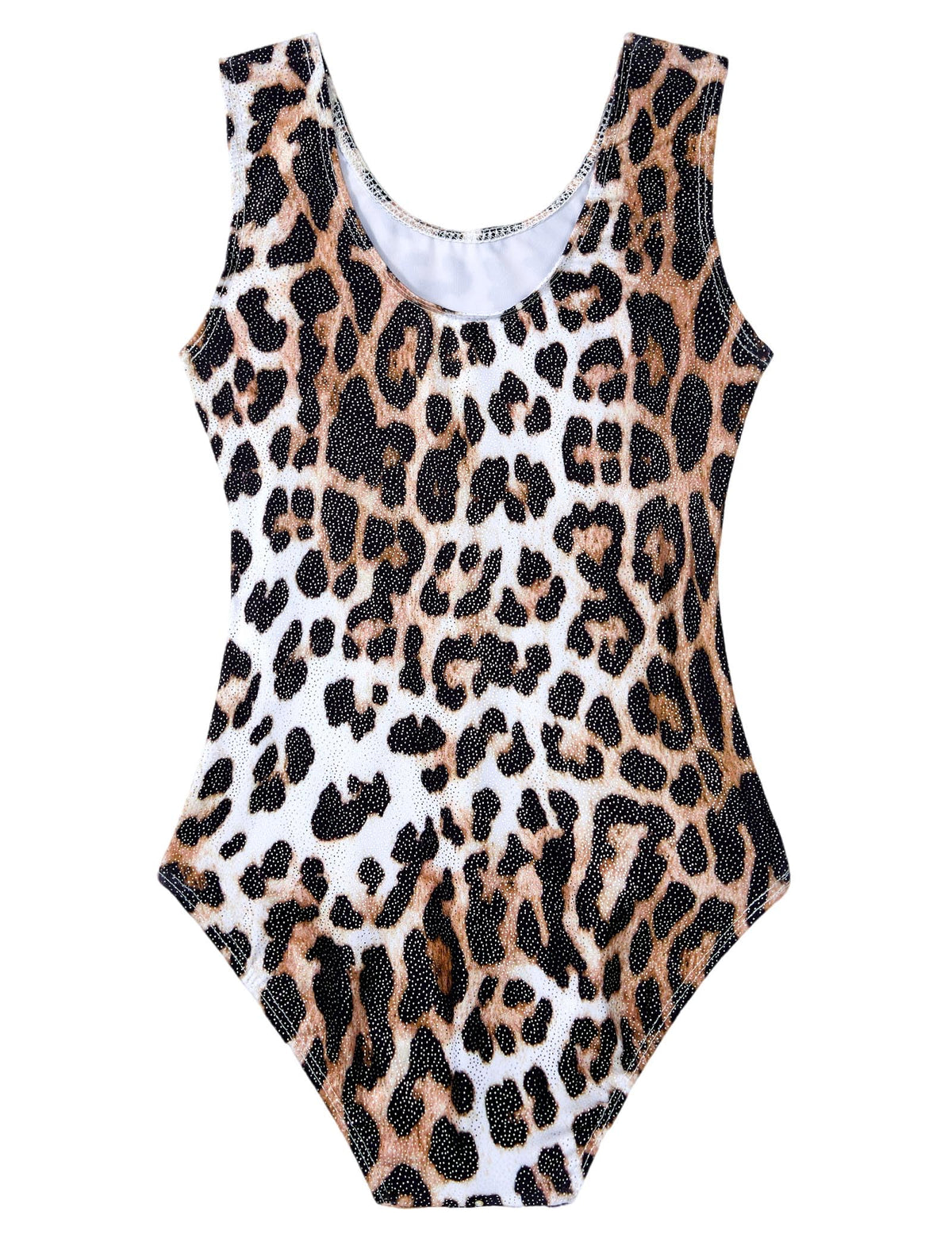 Domusgo Gymnastics Leotards for Girls 2t 3t Brown Sparkly One Piece Tumbling Outfits