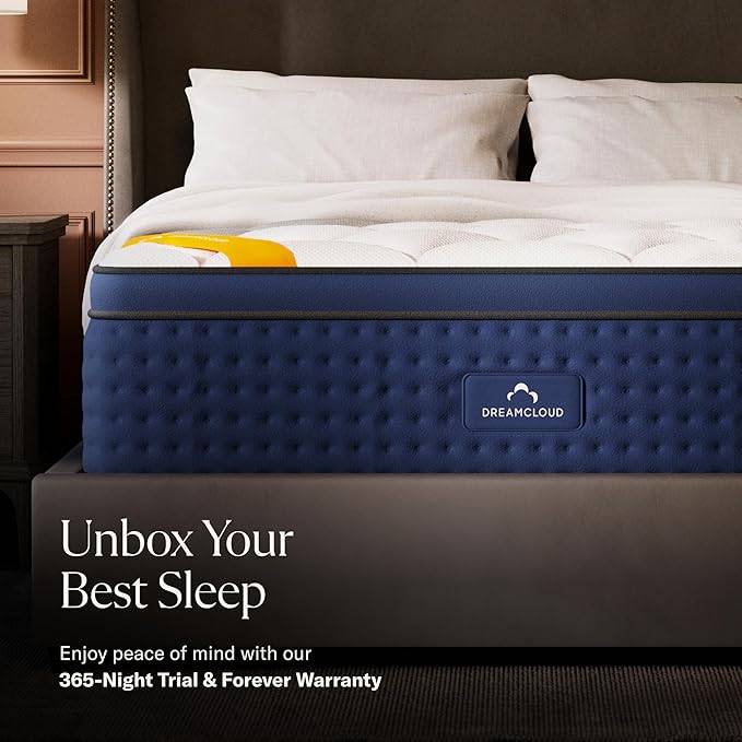Premier Rest 14" Queen Mattress - Luxury Hybrid Memory Foam - 365 Night Trial - Premium Pressure-Relieving Layers - Forever Warranty - Mattress in a Box - CertiPUR-US Certified