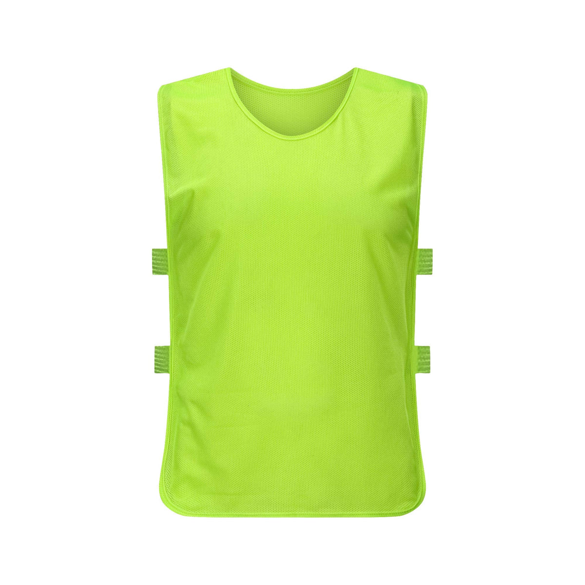 Antoyo 12Pcs Team Pinnies Adult Kids Football Jersey with Elastic Straps