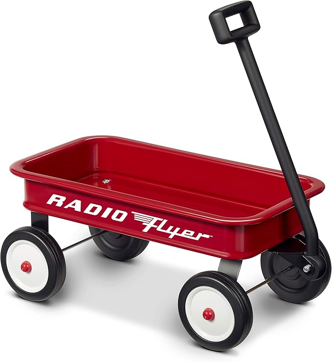 Radio Flyer Miniature Retro Wagon 12.5", Toy Wagon with Wheels, Rolling Cart for Toddlers & Kids, Indoor & Outdoor Play or Baby Shower Decoration, Ages 1.5+, Amazon Exclusive