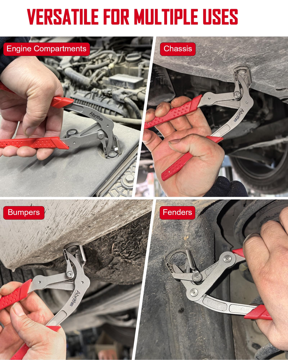 Car Clip Pliers, Professional Auto Clip Removal Pliers Tool, Panel Clip Removal Tool for Automotive Plastic Fasteners, Push Pin & Door Trim Disassembly Without Damage