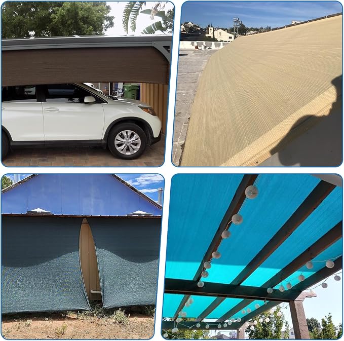 TANG Sun Shade Fabric Roll 8'x47' Shade Cloth