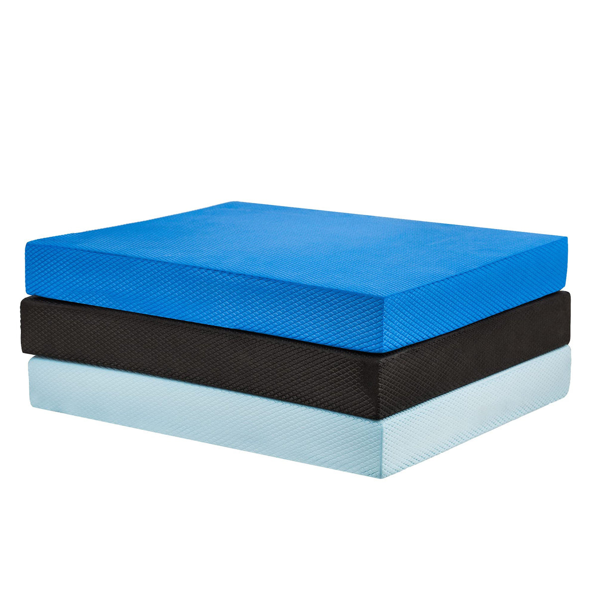 Stability Trainer Pad - Foam Balance Exercise Pad Cushion for Therapy, Yoga, Dancing Balance Training, Pilates,and Fitness (Blue c)