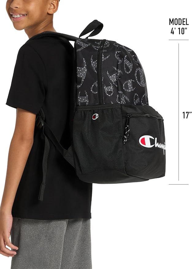 Champion Merit Backpack, Black Grey, OS