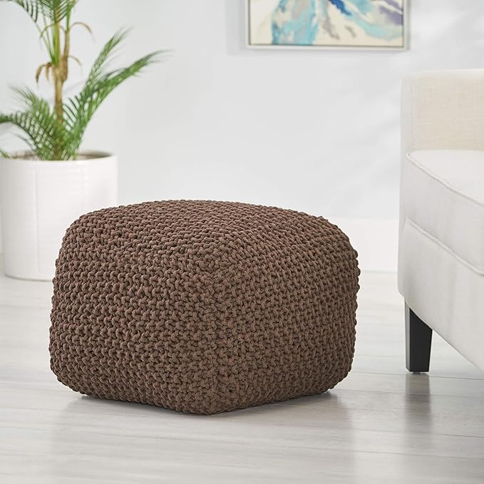 Christopher Knight Home Pouf, Brown