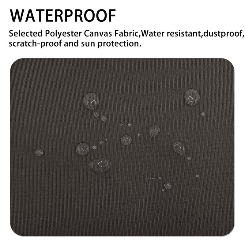 Gheeidau Canvas Repair Patch 9×11 Inch 3Pcs Waterproof Self-Adhesive Fabric Repair Patch for Tents,Boat Cover,Pop Up Canopy,Patio,Bags,Car Seats,Sofas,Furniture Cover(Coffee)