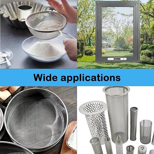 304 Stainless Steel Mesh Screen#30Mesh -Size:15.7"x47.2",