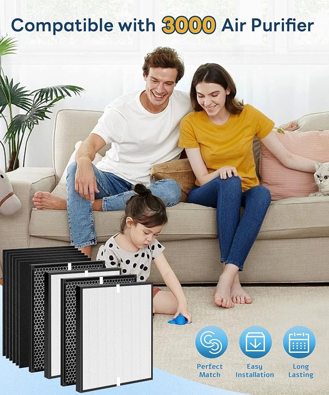 10 Pack AD3000 Replacement Filter Compatible
