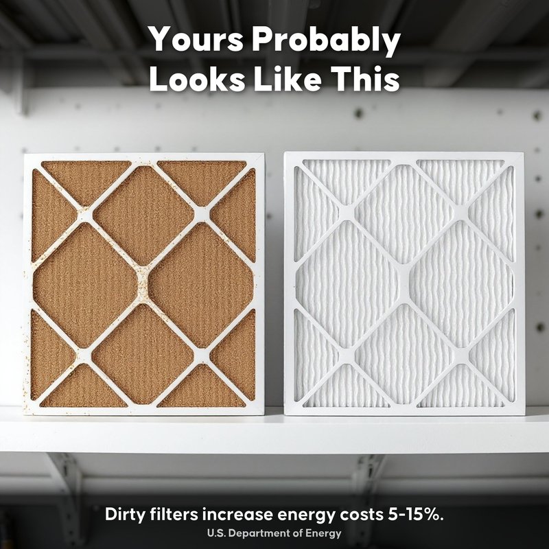 Aerostar 20x20x1 MERV 8 High Efficiency Pleated Air Filter, 12-Pack, Electrostatic AC Furnace HVAC Replacement, Captures Dust Pollen Pet Dander Mold Lint (19.75x19.75x0.75)