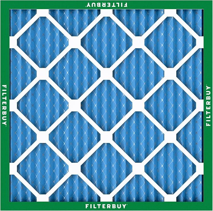Filterbuy 24x24x1 Air Filter MERV 13 Optimal Smoke & Allergy Defense,