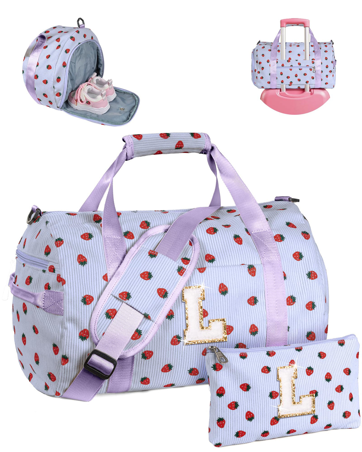 Vogewood Dance Recital Gift for Girl, Girls Gym Bag, Personalized Dance Bag