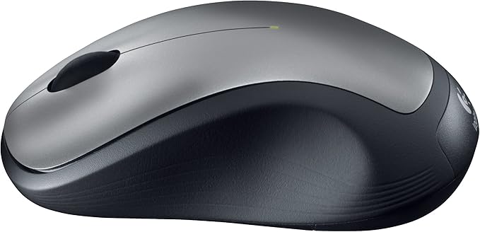 Logitech 2.4GHz Wireless Laser Optical Computer Mouse with Ambidextrous Design, 3 Buttons, M310, Silver (Renewed)