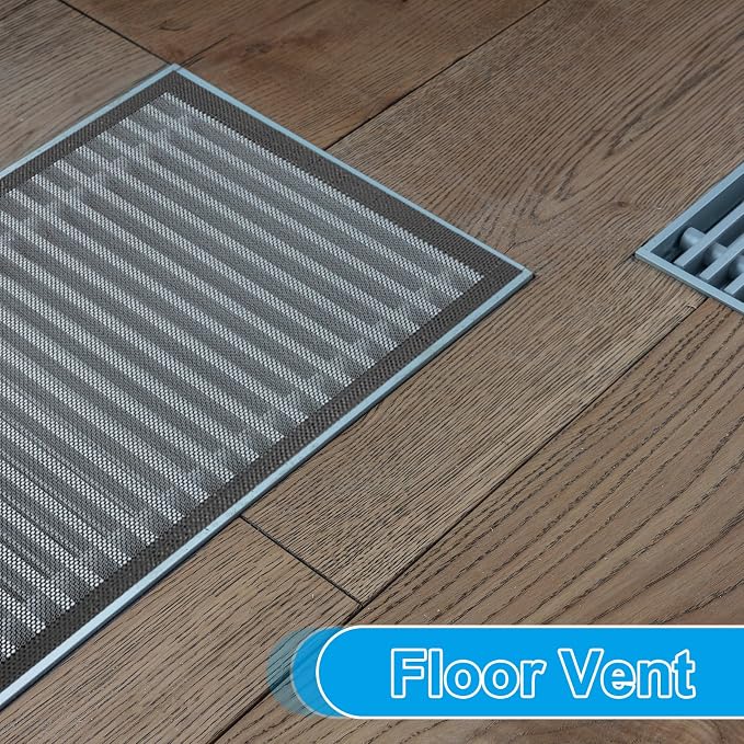 PATIKIL 4"x10" Magnetic Vent Cover, 6 Pack Floor Wall Air Registers Cover