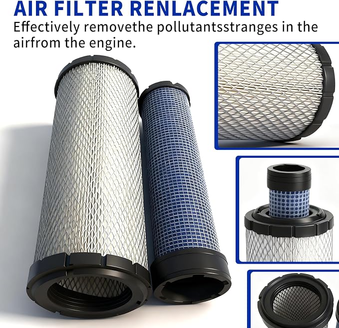 Air Filters Set for Donaldson P828889-P829333 Caterpillar Cat Backhoe 110-6326