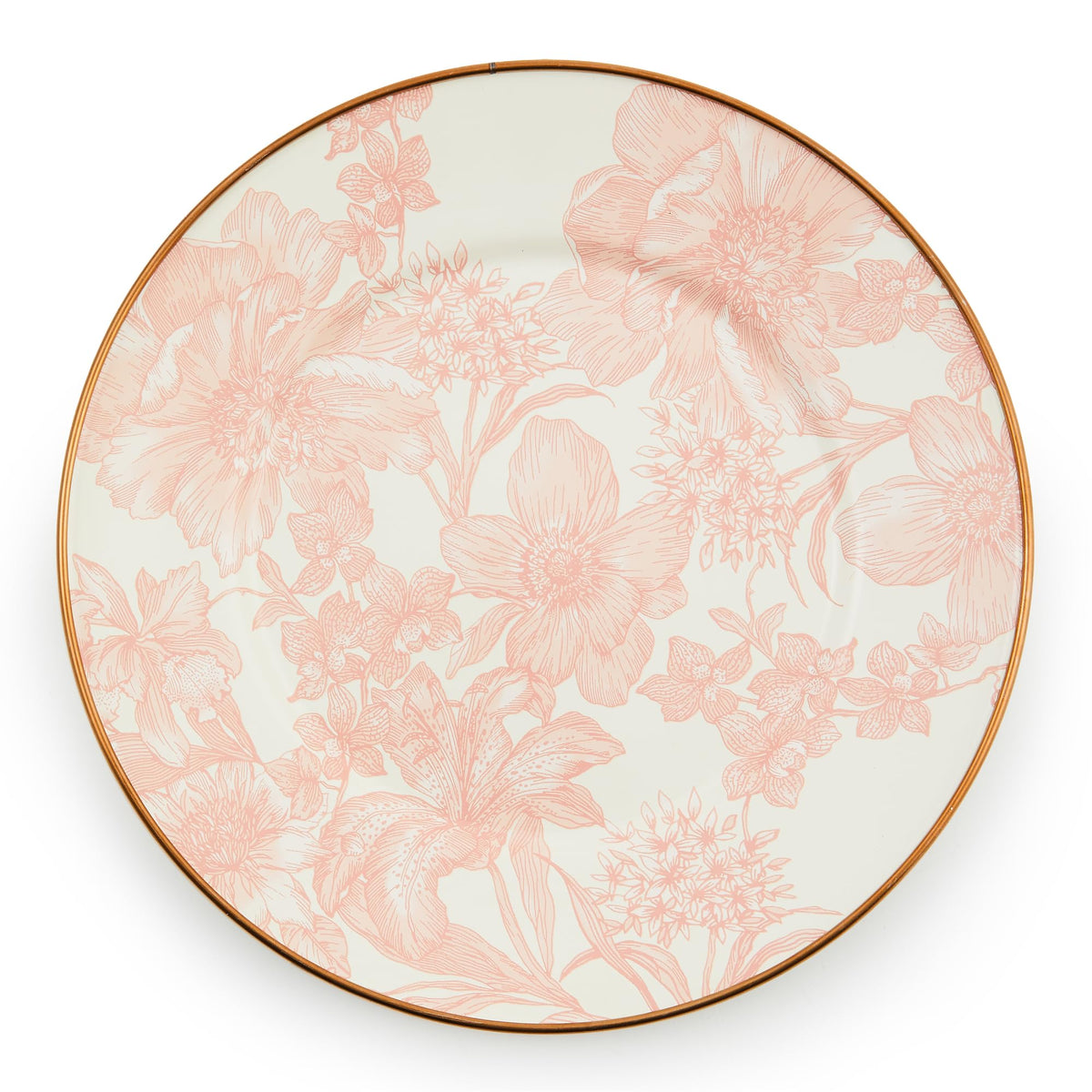 MACKENZIE-CHILDS Enamel Dessert Plate, Butterfly Garden